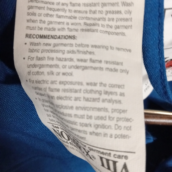 Wenaas Anti Flame Overalls/Coveralls Mechanics, Repairman Chemical Plants, Sz 48 - Picture 9 of 14